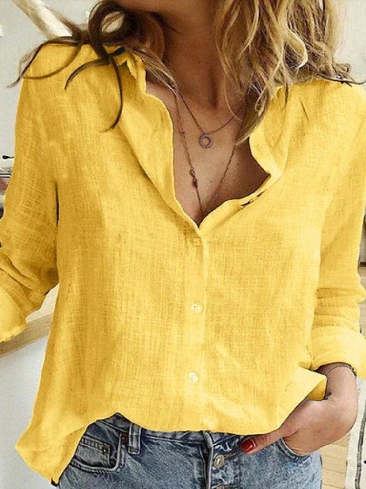 Lina | Women’s Cotton Blouse | Breathable