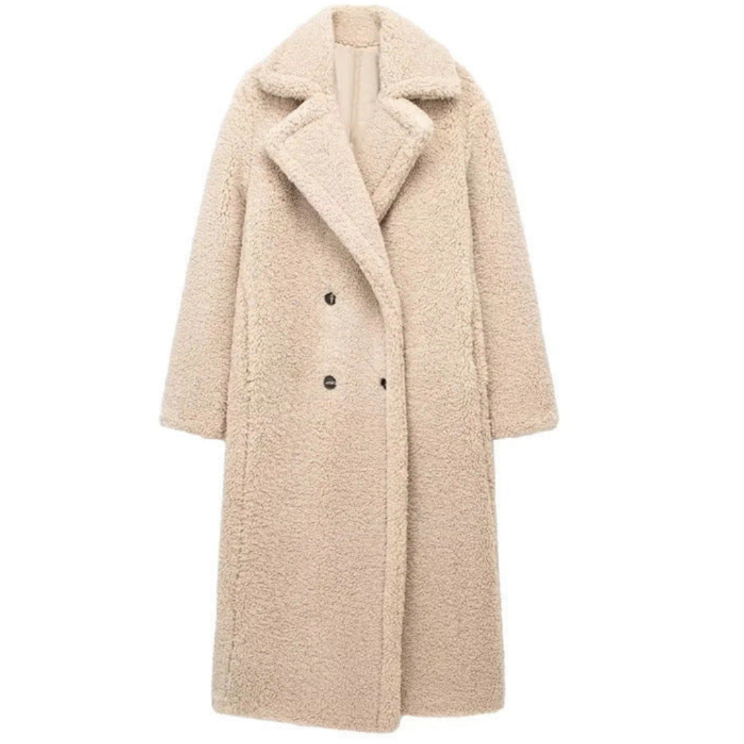 Women’s Long Coat - Double Breasted