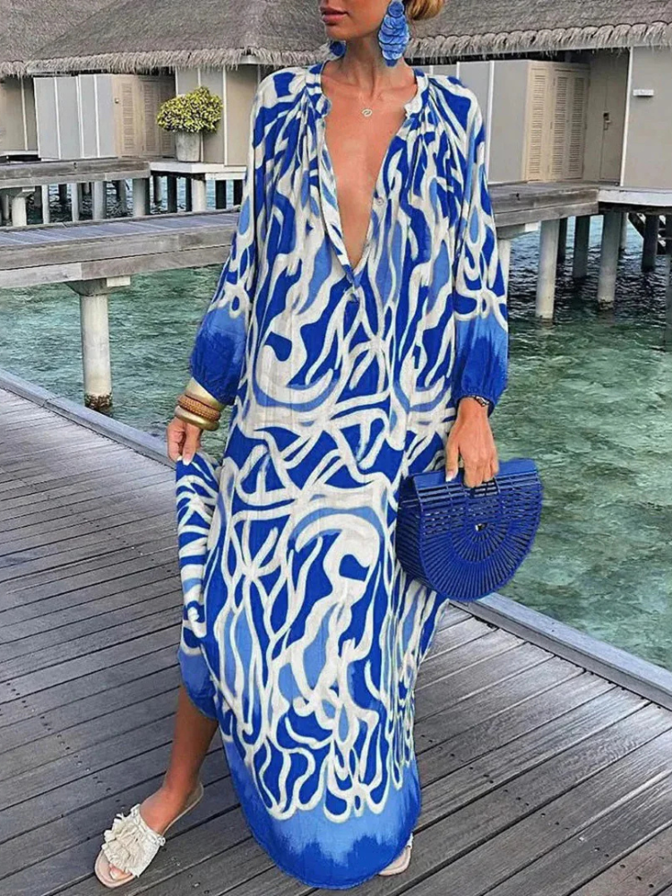 Isla | Women’s Dress | Boho Long Sleeve Flowing Fit