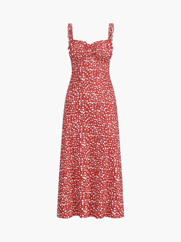 Saffira | Women’s Midi Dress | Bohemian Floral Cami