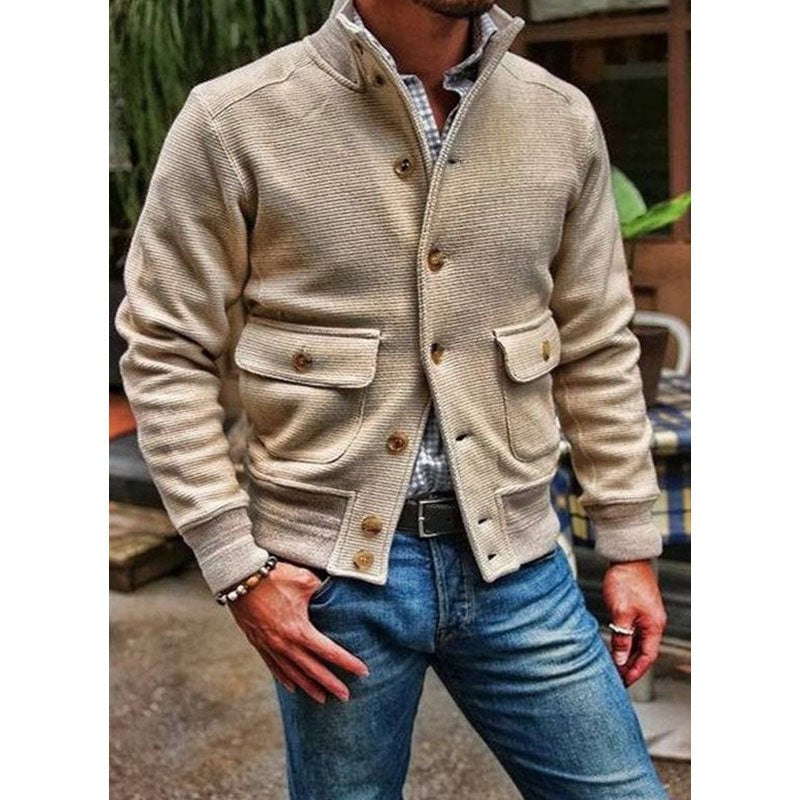 Men's winter jacket | Stand-up collar