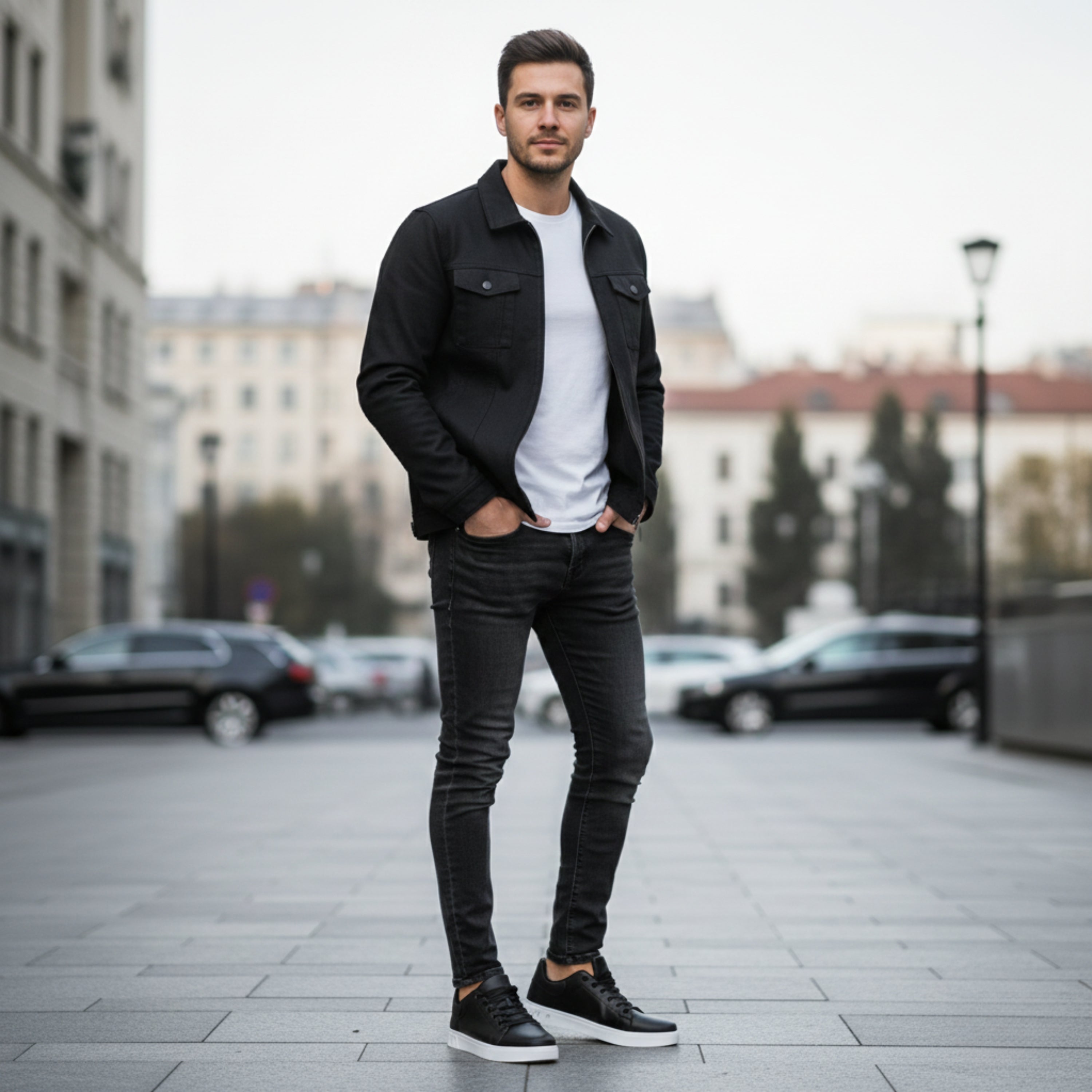 Men’s Casual Lace-Up Sneakers | Everyday Style