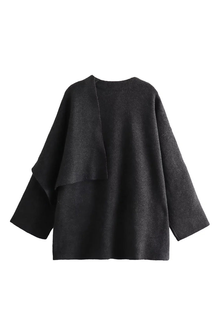 Women’s Faux Leather Cape | Chic & Elegant | Oversized Hooded Design