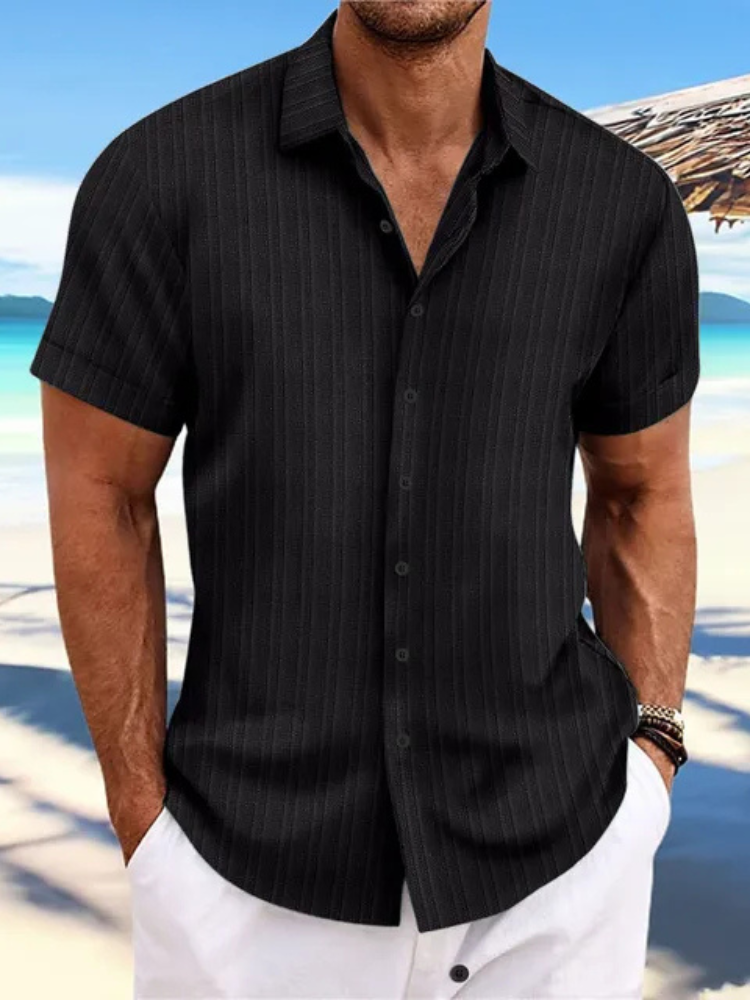 Noel | Men’s Jacquard Shirt | Vibrant Elegance