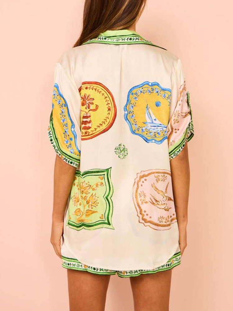 Ezra | Men’s Ethnic Shirt and Shorts Set | Unique