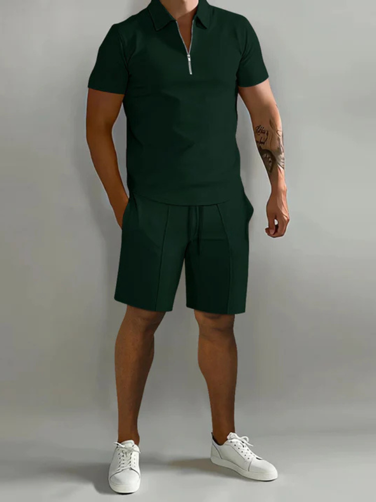 Angelica | Men’s Set | Polo & Shorts Coordinated Look