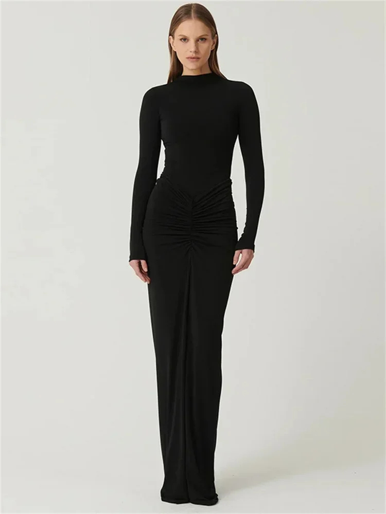 Ellie | Women’s Maxi Dress | Pleated Patchwork