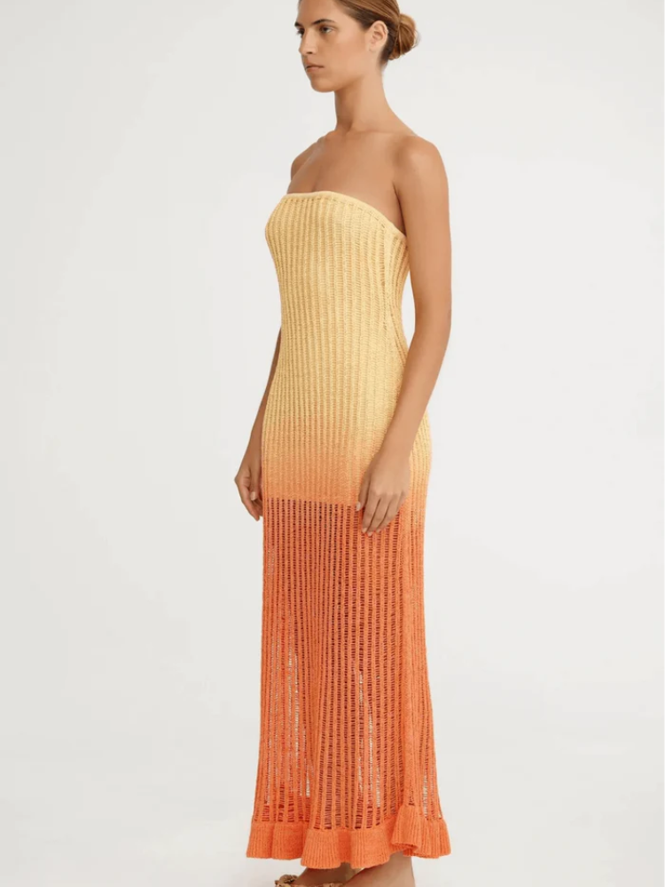 Mira | Women’s Strapless Maxi Dress | Effortless & Flowy
