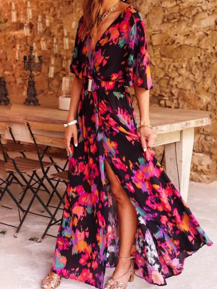 Karen | Women’s Summer Wrap Dress | Flowy
