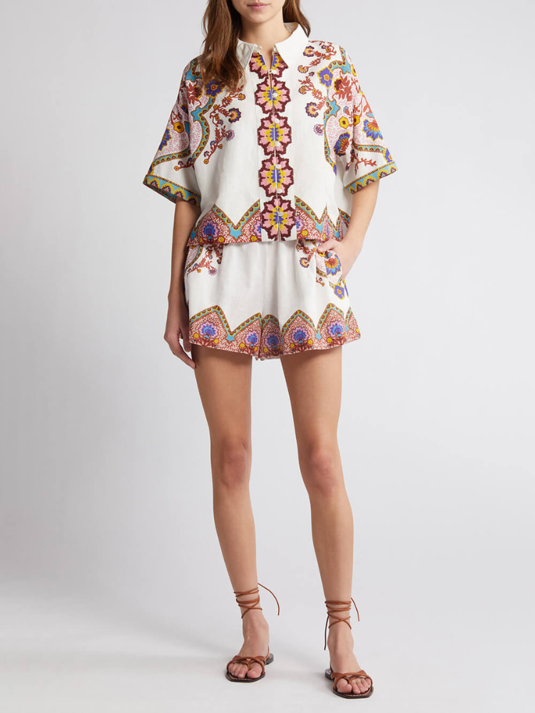 Aria | Women’s Floral Set | Relaxed and Vibrant