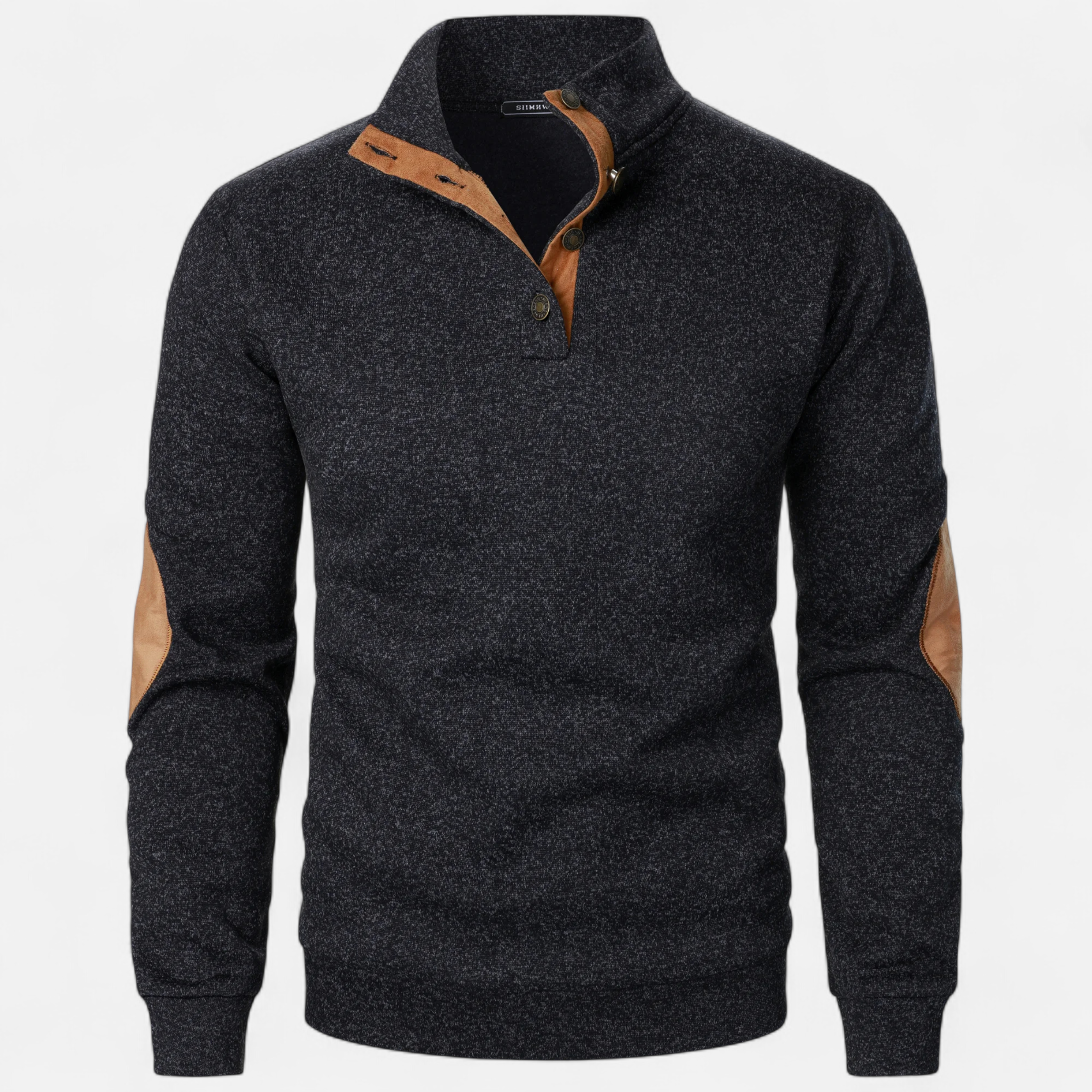 Men's Sweater – Stand Collar Design