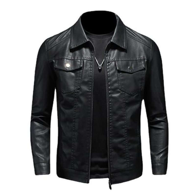 Men's motorcycle jacket | Lapels