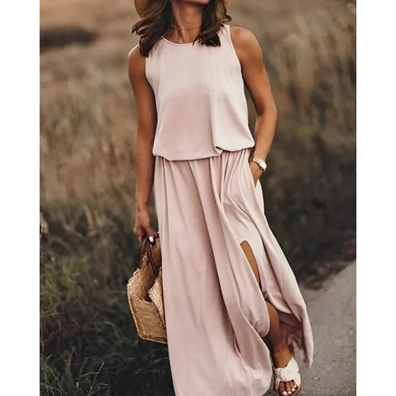 Brioni | Women’s Sleeveless Maxi Dress | Effortless Elegance