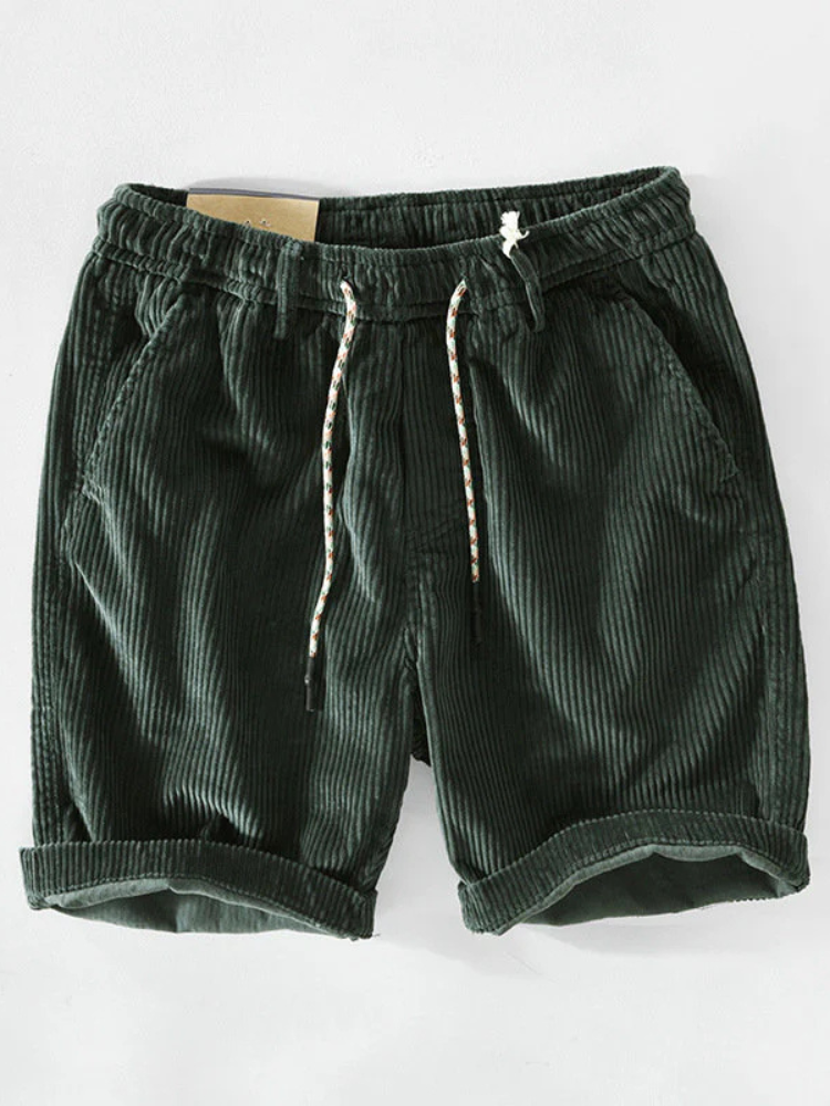 Elian | Men’s Corduroy Shorts | Loose Fit & Stylish Detail