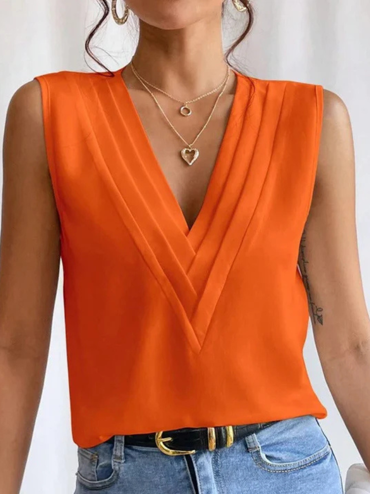 Kaia | Women’s Sleeveless Top | Flowing & Versatile