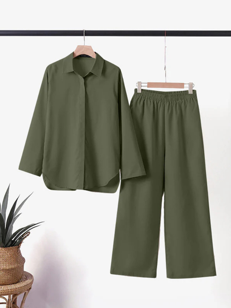 Elina | Women’s Pants | High-Waist Relaxed Silhouette Fit