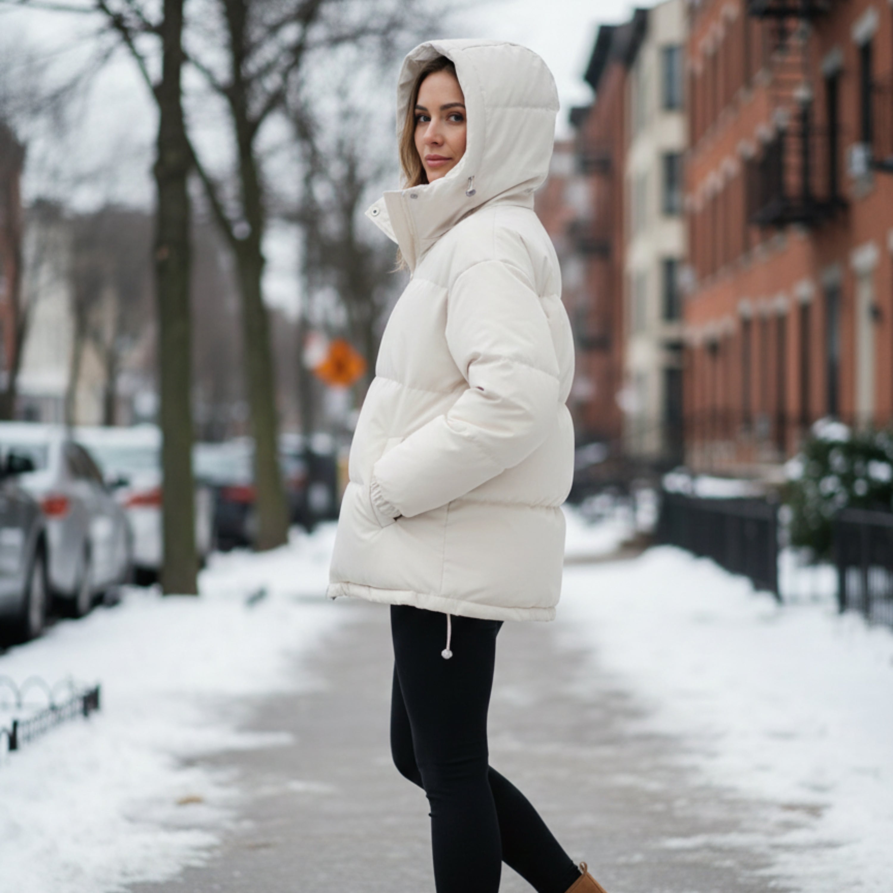 Women’s Quilted Hooded Jacket | Winter Warm