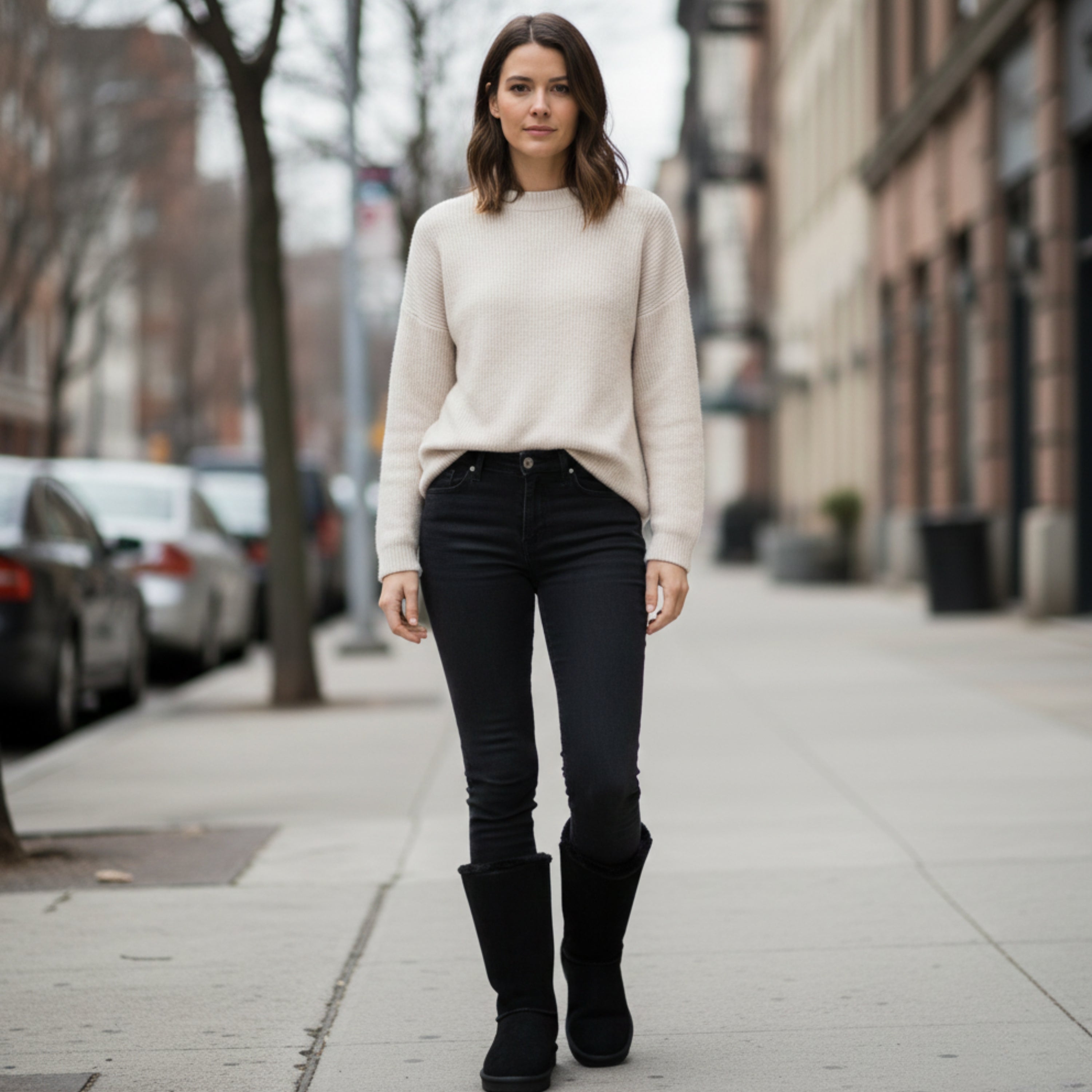 Women’s Winter Lined Boots | Zip-Up