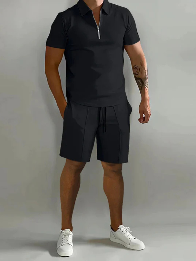 Angelica | Men’s Set | Polo & Shorts Coordinated Look