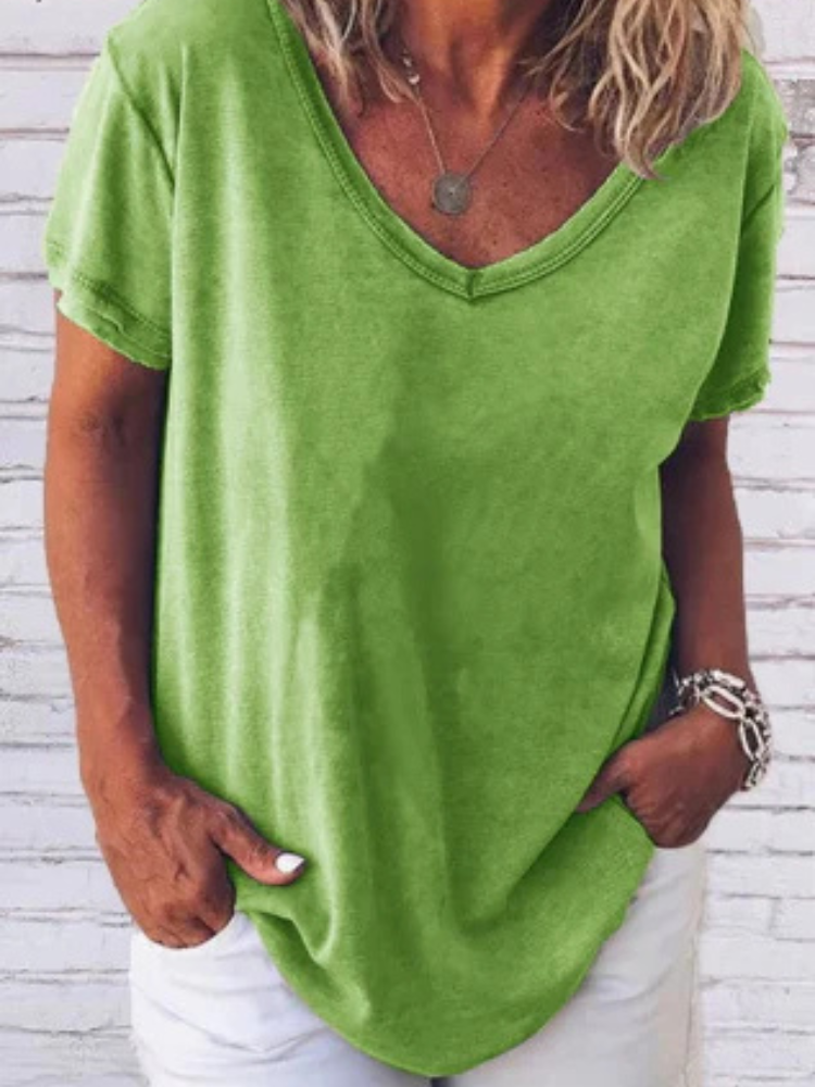 Anastasia | Women’s V-Neck T-Shirt | Relaxed & Refined