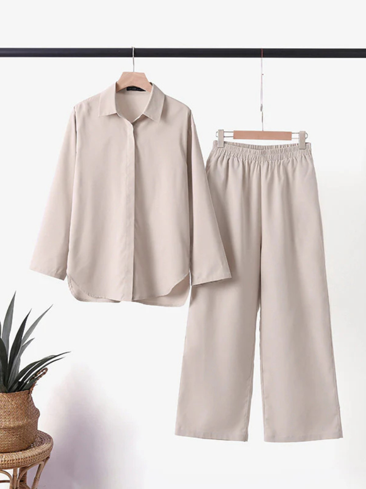 Elina | Women’s Pants | High-Waist Relaxed Silhouette Fit