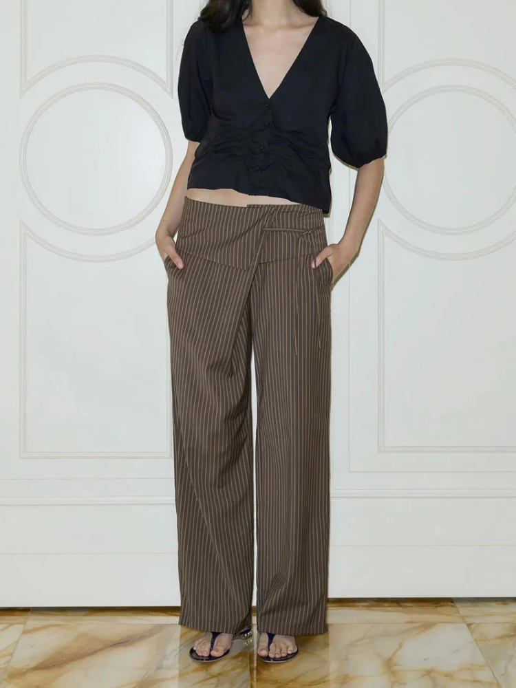 Sylva | Women’s Pants | Folded Stripe