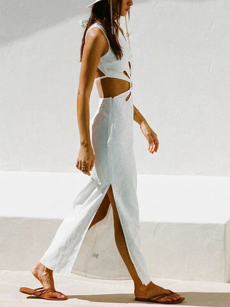 Delilah | Women’s Holiday Dress | Backless Halter