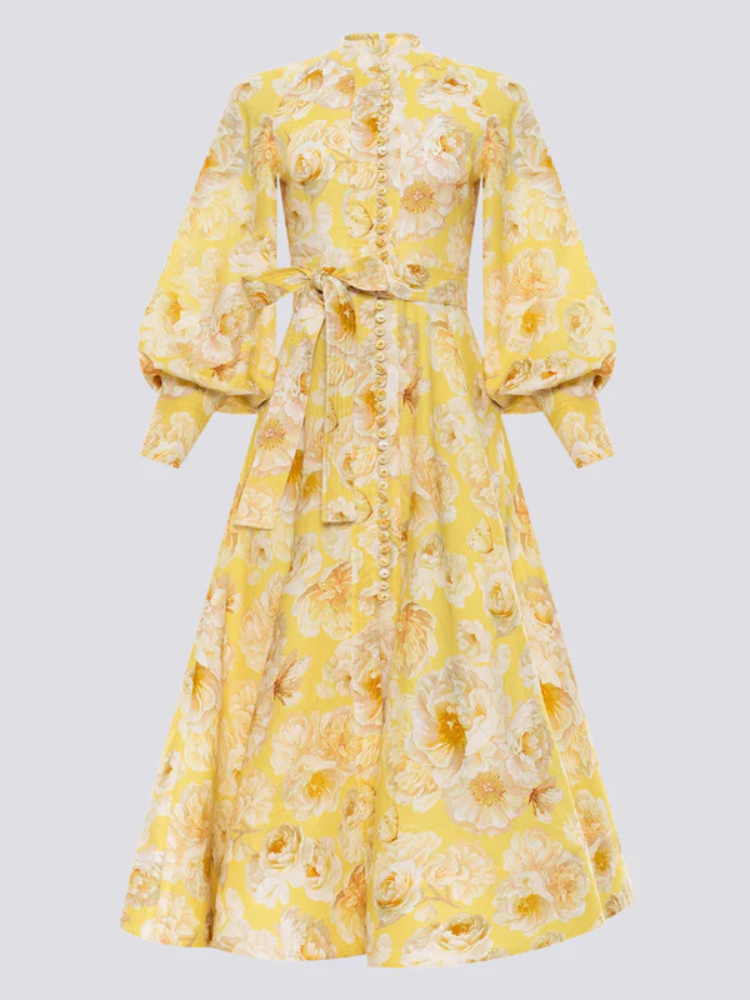 Bailey | Women’s Floral Maxi Dress | Balloon Sleeve & Romantic