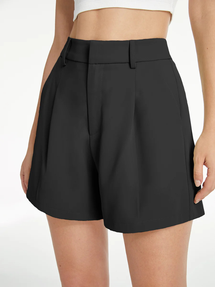 Tessia | Women’s Shorts | High Waisted Pastel Tailored
