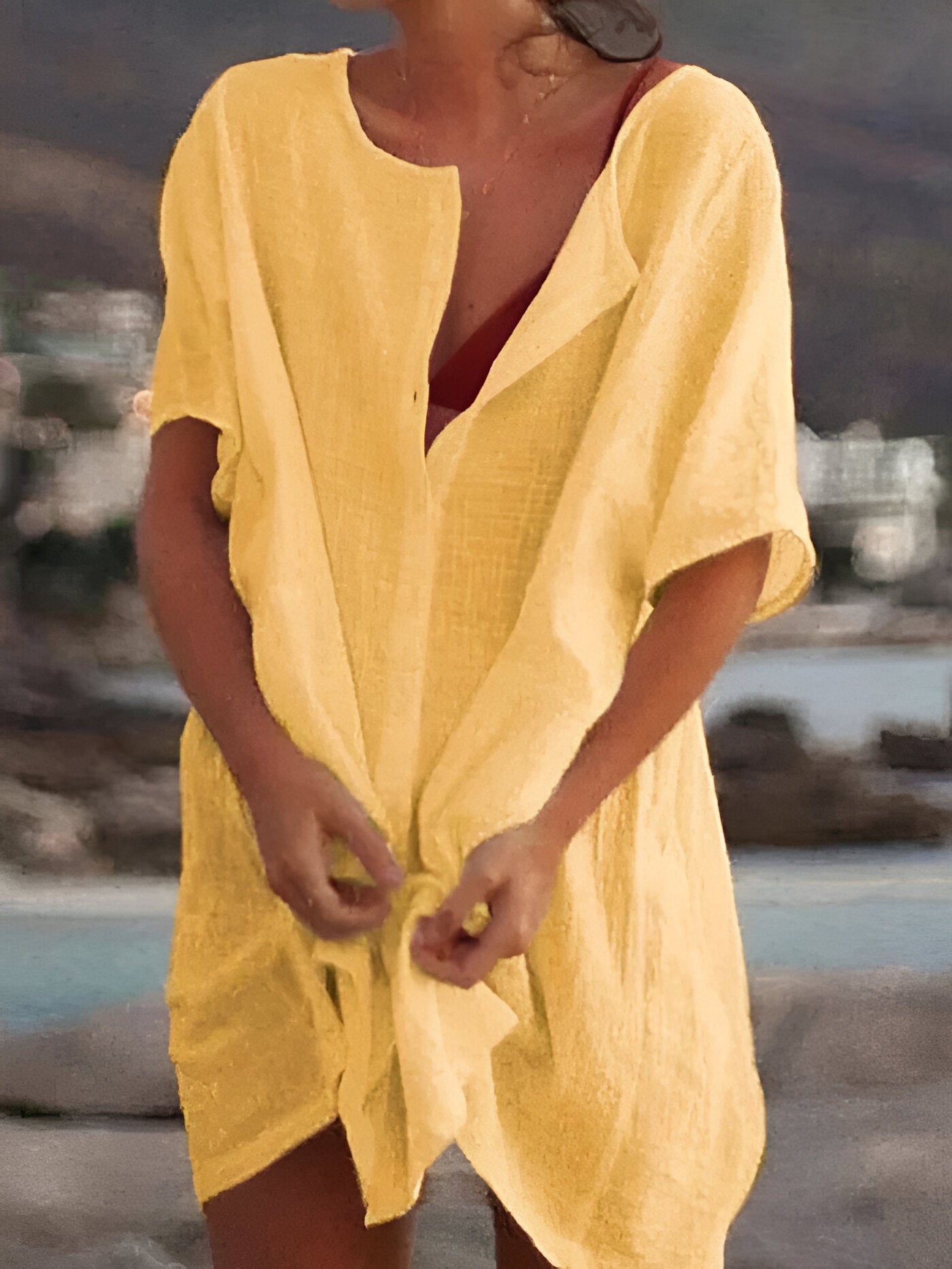 Marina | Women’s Beach Cover-Up Dress | Breezy & Chic