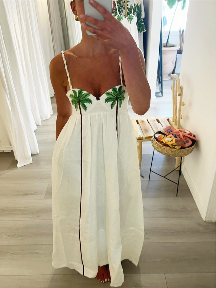 Isla | Women’s Summer Slip Dress | Tropical