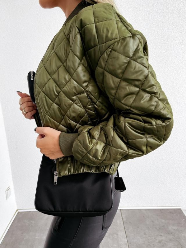 Elowira – Women Short Zip Quilted Jacket