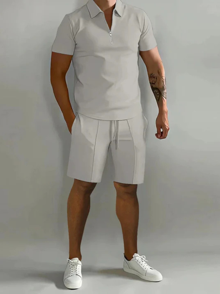 Angelica | Men’s Set | Polo & Shorts Coordinated Look
