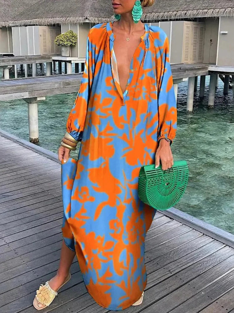 Isla | Women’s Dress | Boho Long Sleeve Flowing Fit