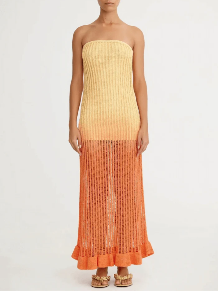 Mira | Women’s Strapless Maxi Dress | Effortless & Flowy
