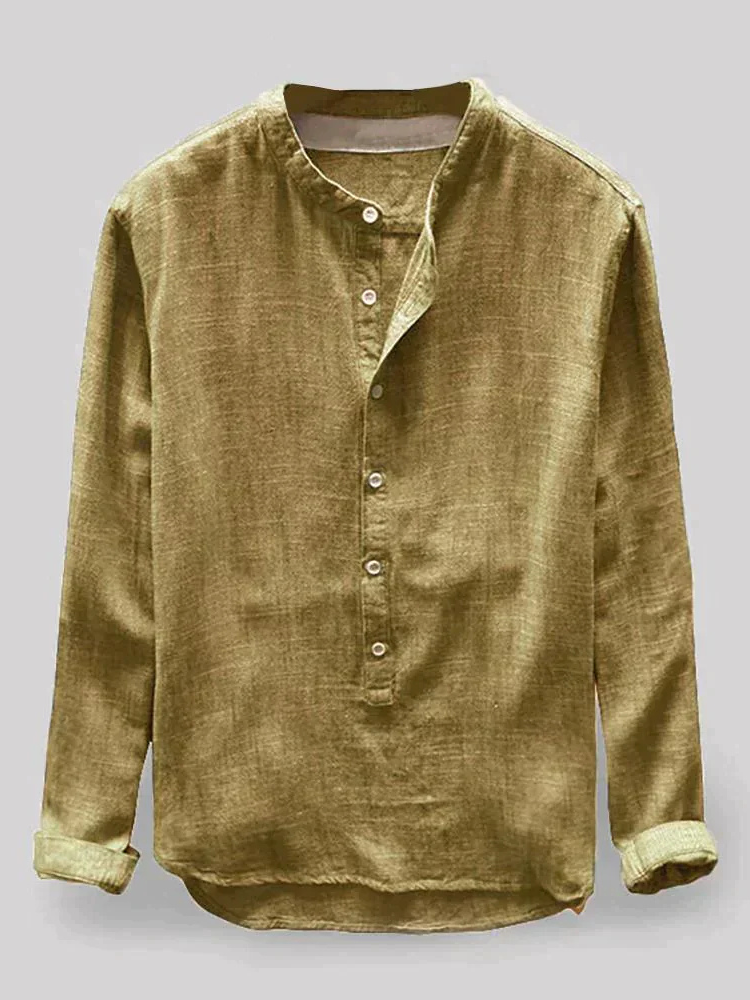 Henrik | Men’s Shirt | Premium Linen Tailored Fit