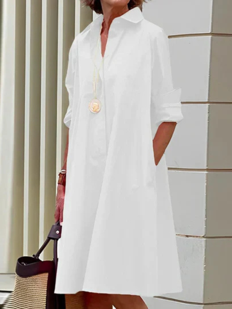 Leandra | Women’s Shirt Dress | Elegant-Fit