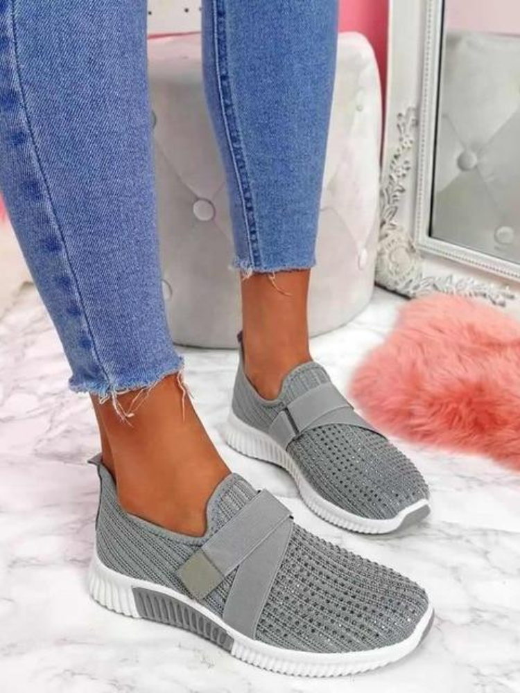 Lena | Women’s Sneakers | Slip-On Velcro Comfort