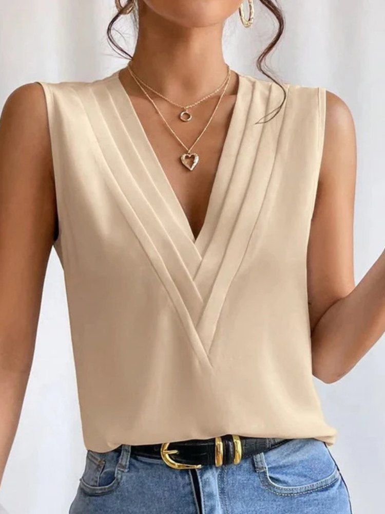 Kaia | Women’s Sleeveless Top | Flowing & Versatile