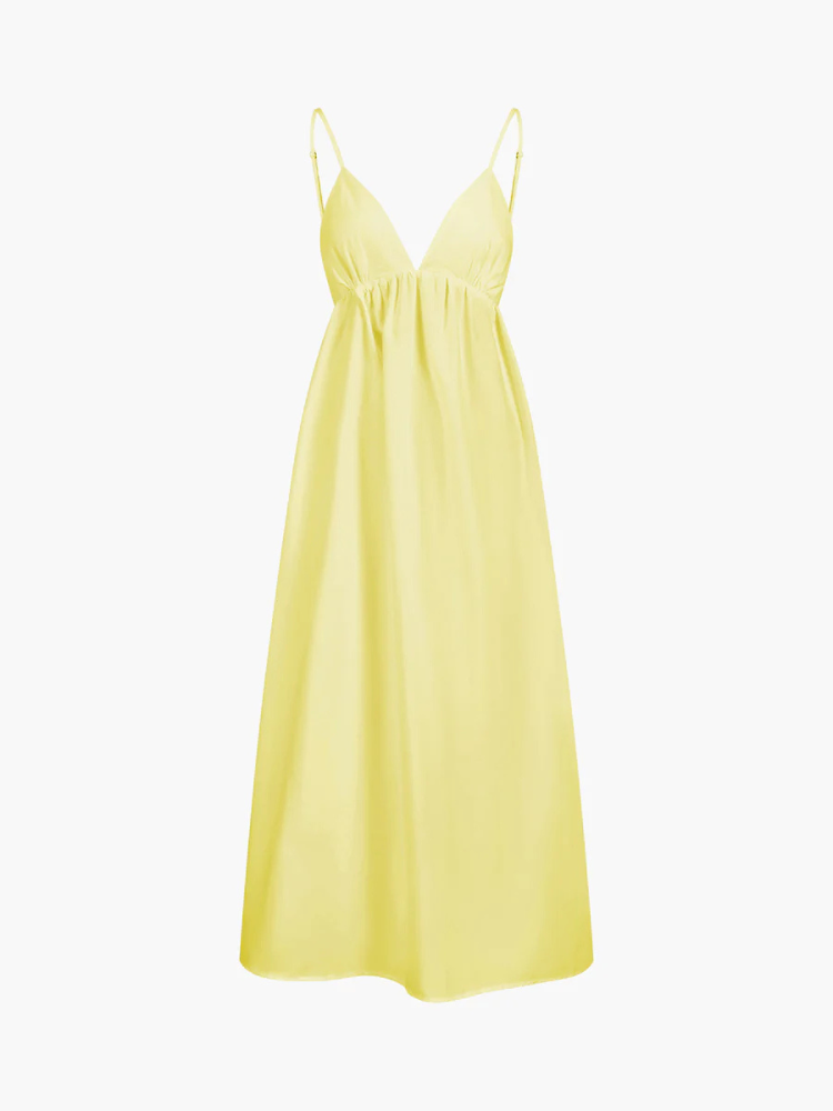 May | Women’s Long Dress | Open Back Coastal