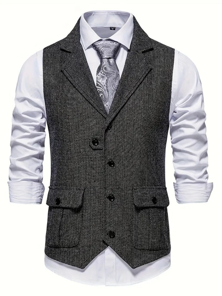 Niklas | Men’s Blazer | Herringbone Single-Breasted Fit
