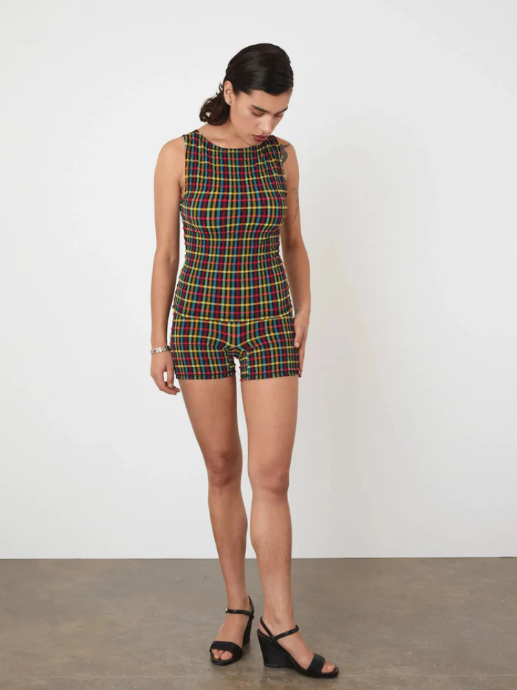 Cindy | Women’s Shorts Set | Retro Peachy
