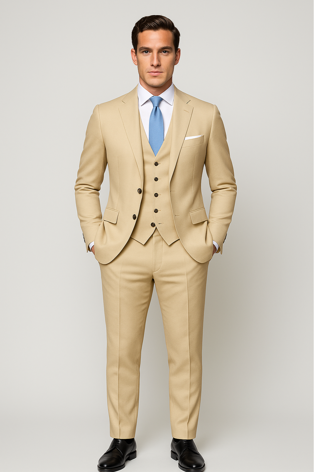 Men's three-piece suit – tailor-made formal business and wedding suit