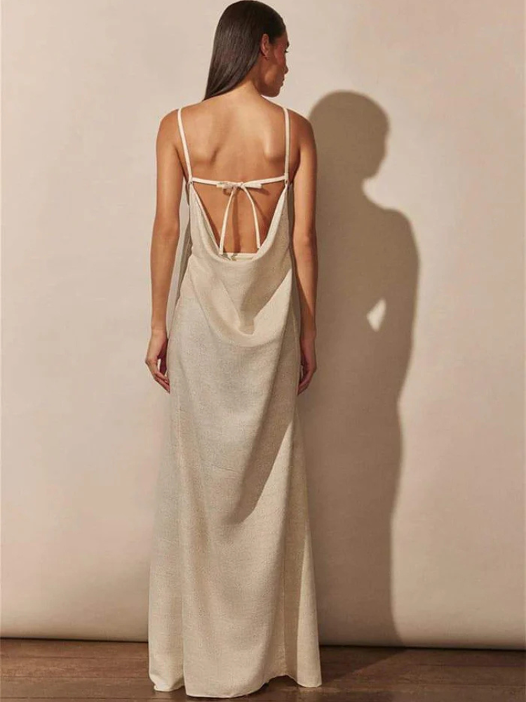 Lina | Women’s Floral Maxi Dress | V-Neck & High Slit