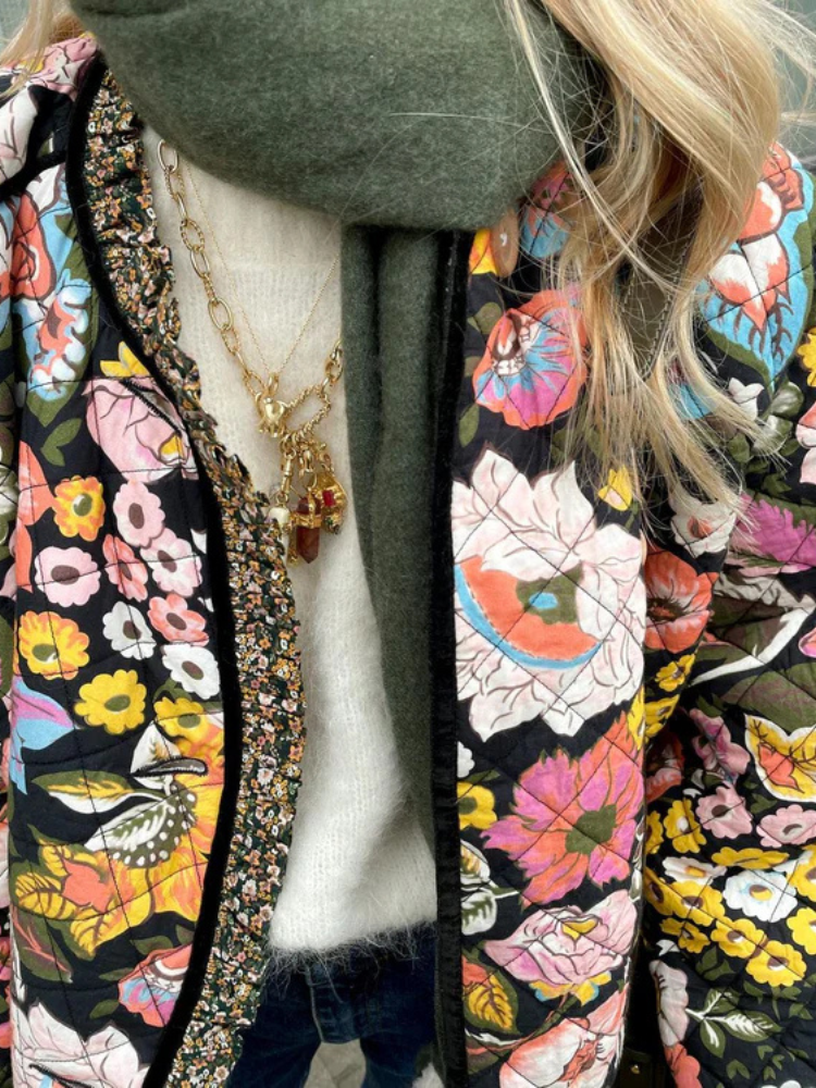 Freya | Women’s Floral Jacket | Waterproof & Bohemian