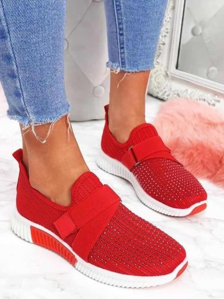 Lena | Women’s Sneakers | Slip-On Velcro Comfort