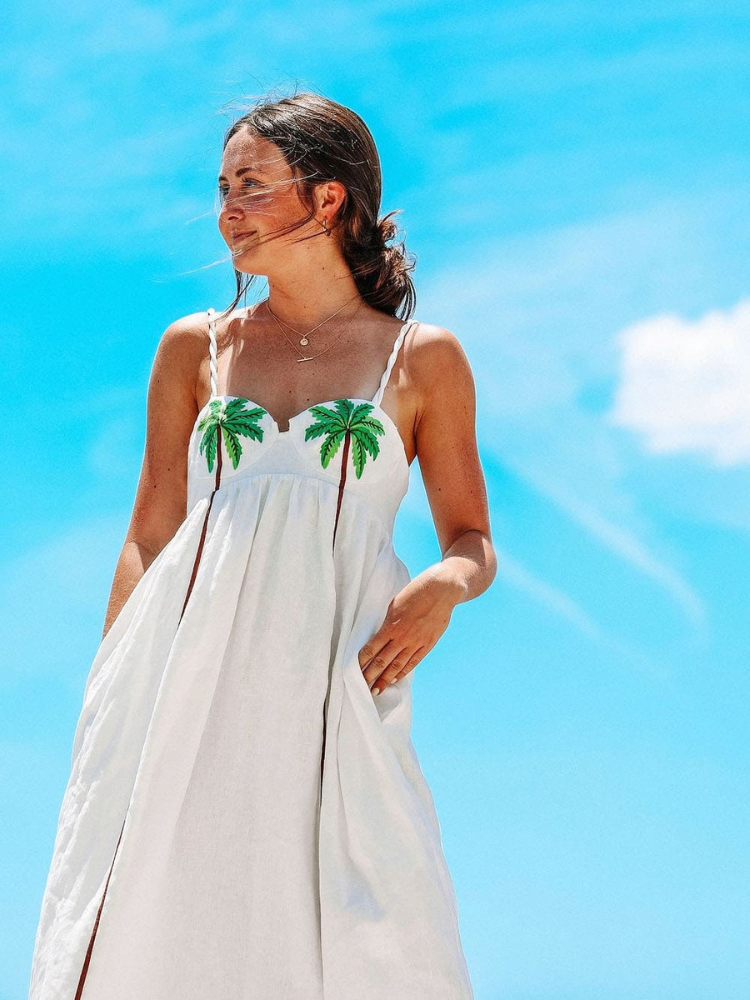 Isla | Women’s Summer Slip Dress | Tropical