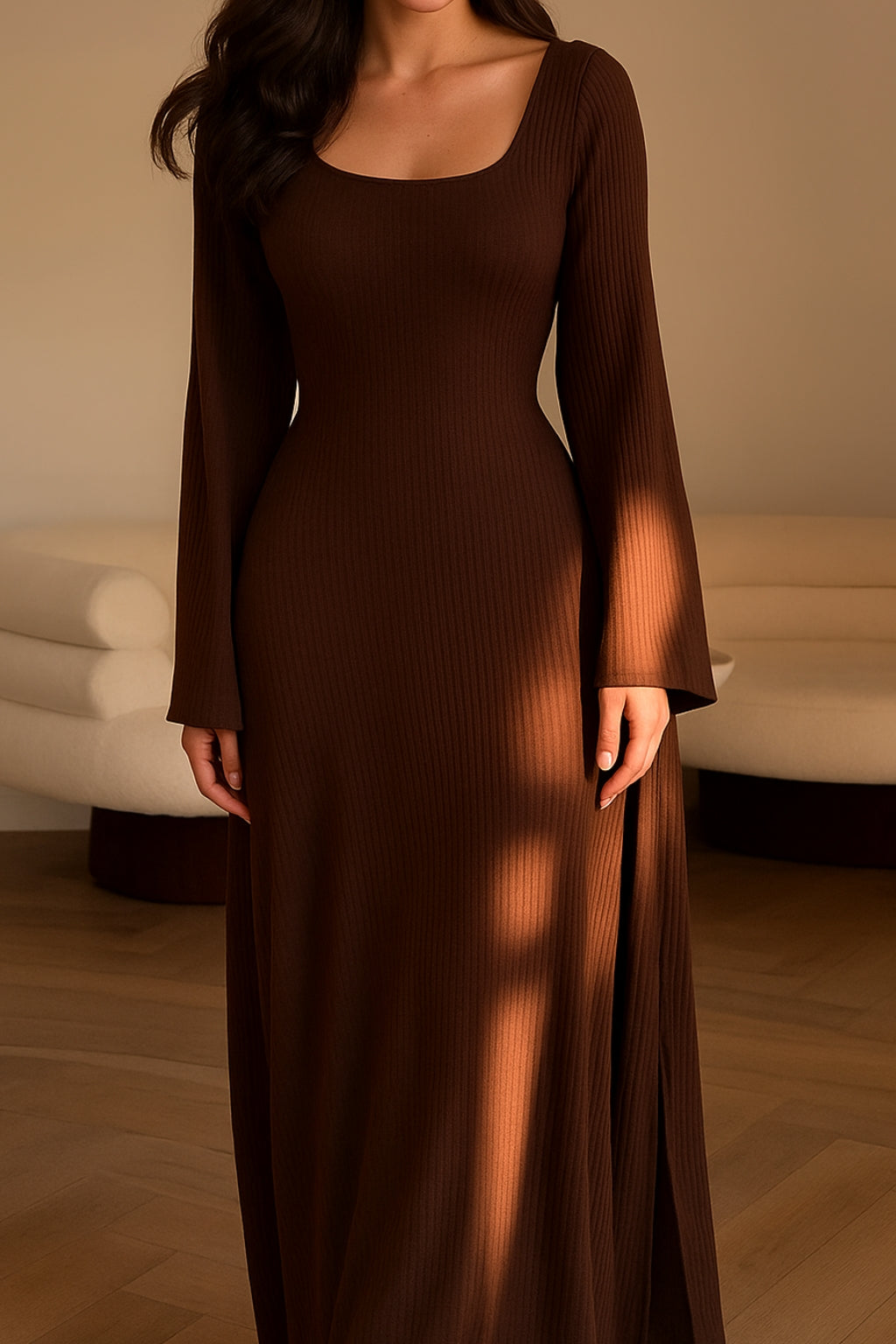Diana | Women’s Elegant Maxi Dress | Sleek & Versatile