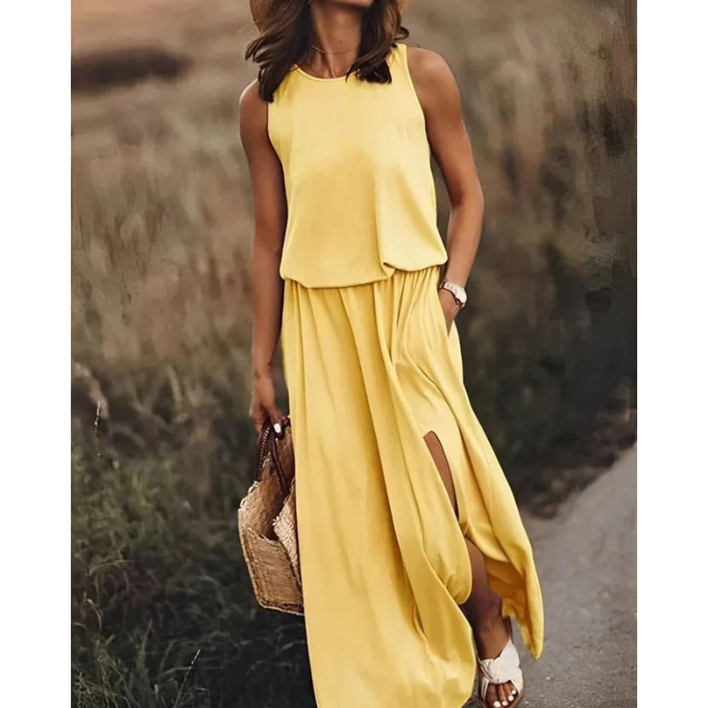Brioni | Women’s Sleeveless Maxi Dress | Effortless Elegance