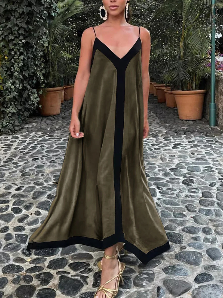 Vivienne | Women’s Long Dress | Slip Old Money Aesthetic